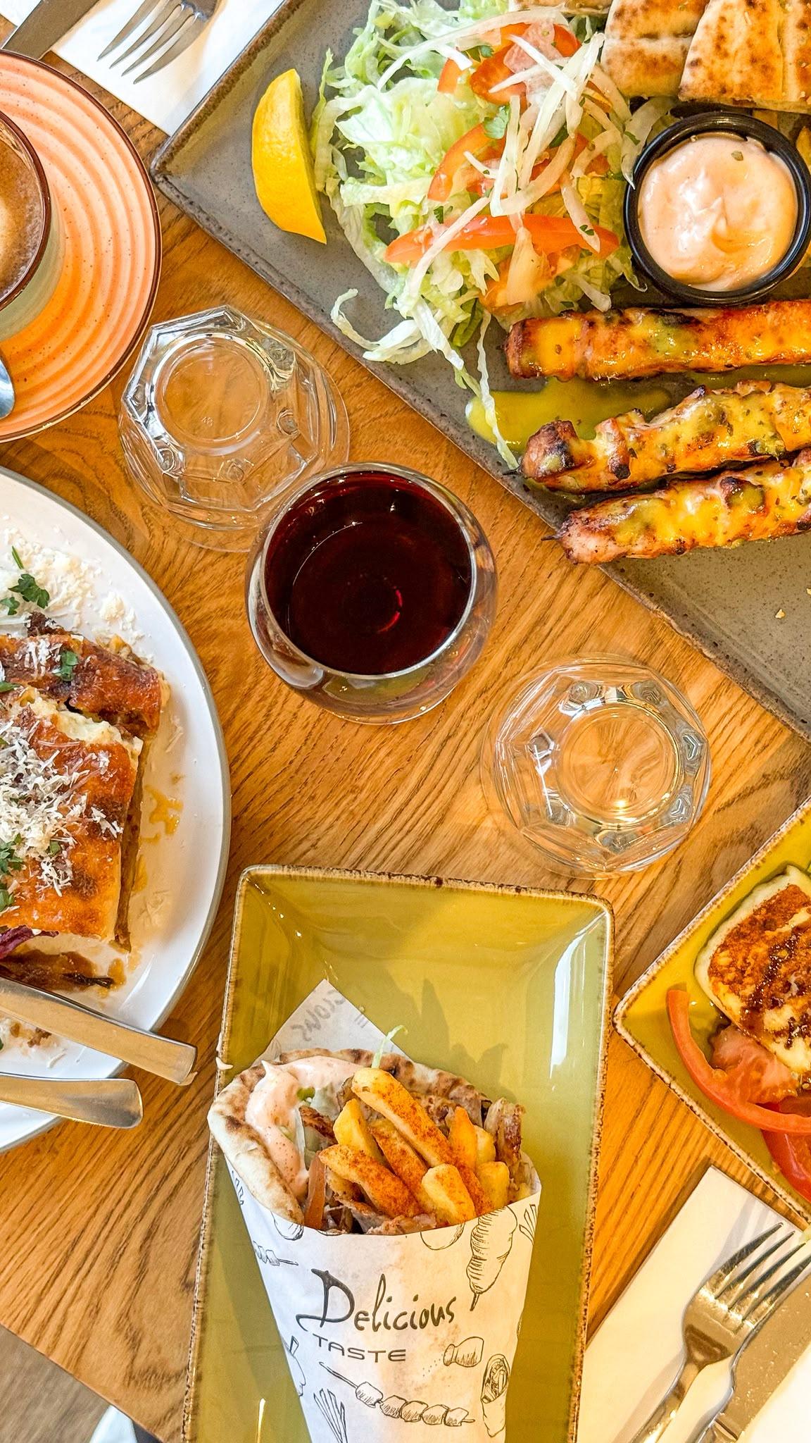 Freshly prepared Greek Unique dishes