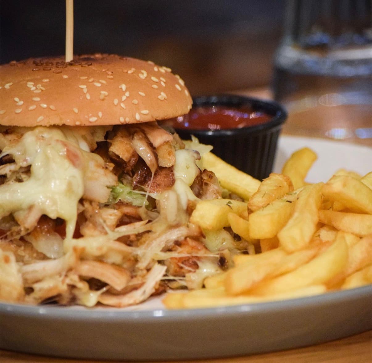Chicken Gyros Burger